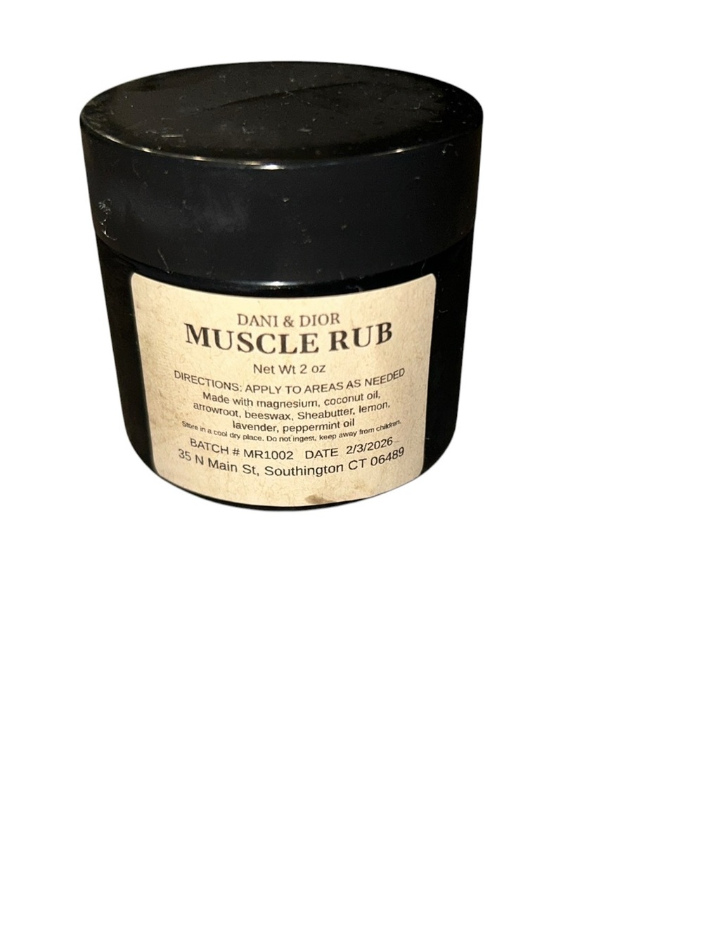 Black Muscle Rub Moisturizer